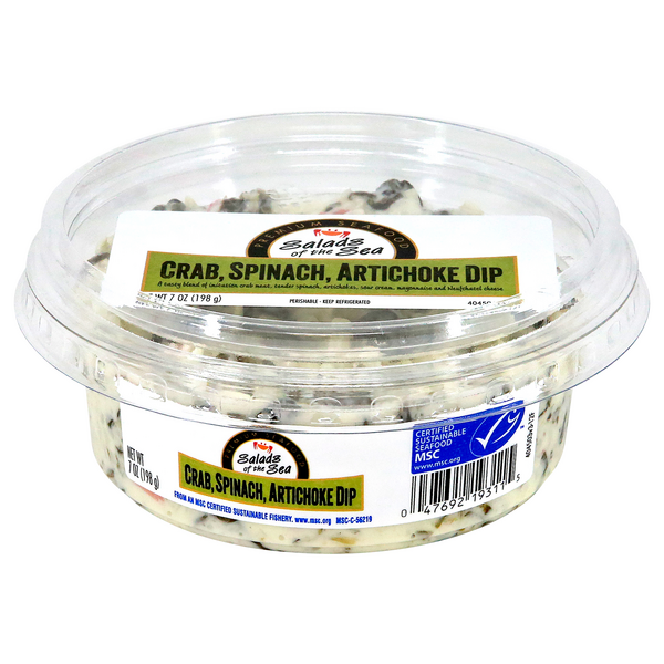 Save on Salads of the Sea Dip Crab Spinach Artichoke Order Online