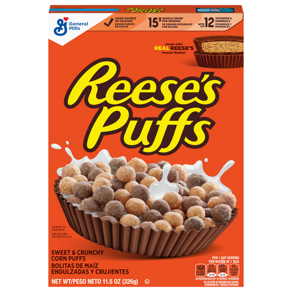General Mills Reese's Puffs Peanut Butter Cereal
