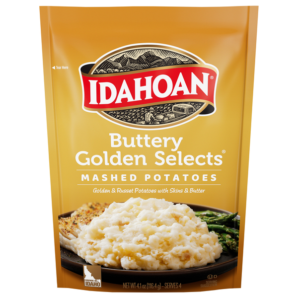 Idahoan Buttery Golden Selects Mashed Potatoes