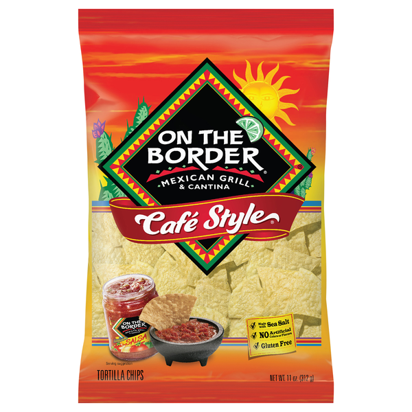 On The Border Cafe Style Tortilla Chips