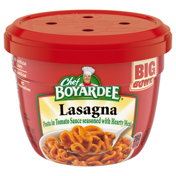 Chef Boyardee Lasagna Microwavable Big Bowl