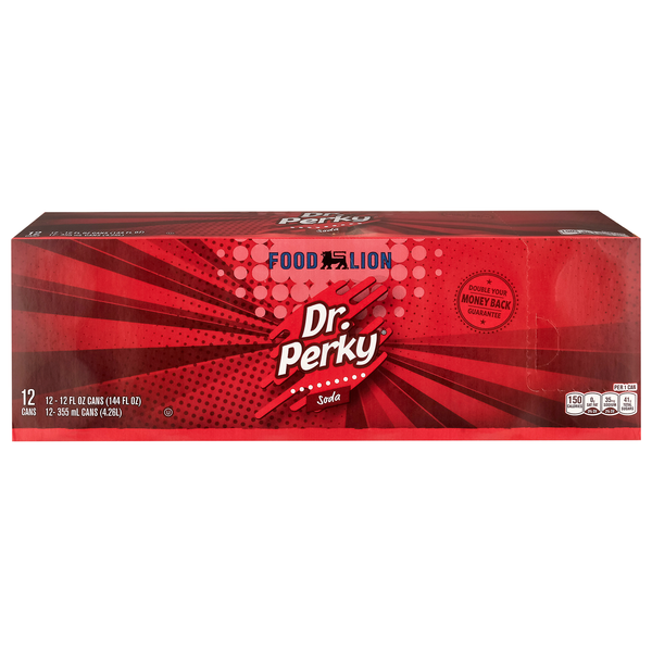 Food Lion Dr. Perky Soda - 12 pk