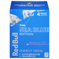 Red Bull The Sea Blue Edition Juneberry Energy Drink - 4 pk
