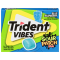 Trident Vibes Sugar Free Blue Raspberry Gum