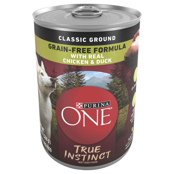 Purina ONE True Instinct Grain Free Ground Chicken/Duck Adult Wet Dog Food