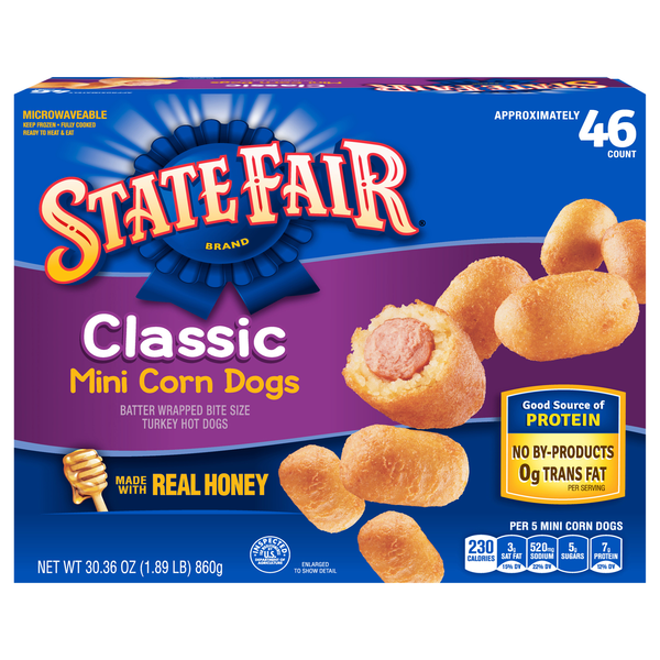 State Fair Mini Classic Corn Dogs - aprx 46 ct