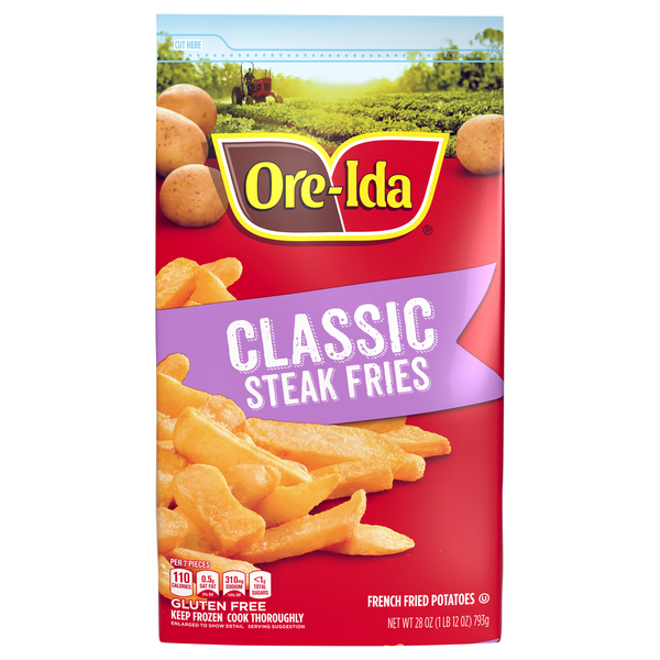 Ore-Ida Classic Steak Fries French Fried Potatoes Frozen