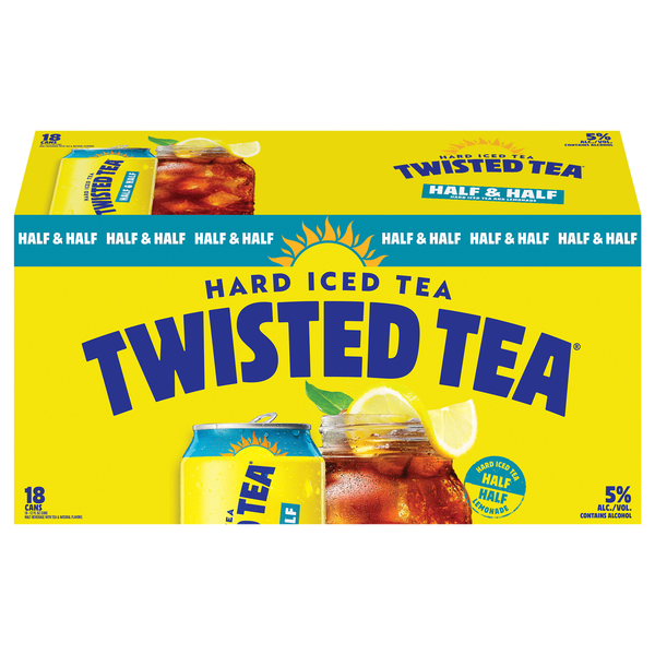 Twisted Tea Half & Half Hard Iced Tea - 18 pk