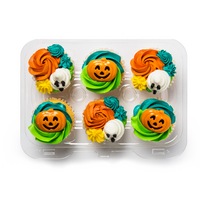 Stop & Shop Bakery Halloween Gold Cupcakes - 6 ct
