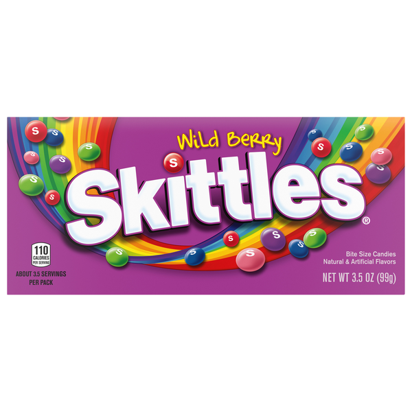 Skittles Wild Berry Chewy Candy Theater Box