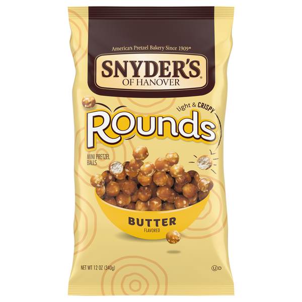 Save on Snyder's Of Hanover Pretzel Balls Rounds Mini Butter Order Online Delivery Stop & Shop