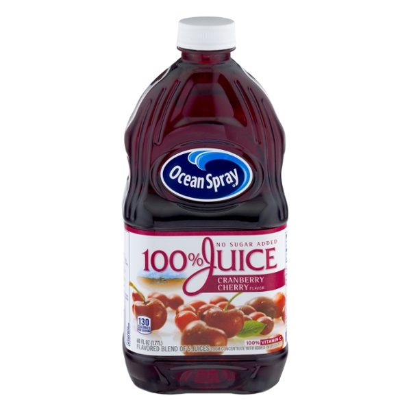 Save on Ocean Spray 100 Cranberry Cherry Juice Blend No Sugar Added Order Online Delivery