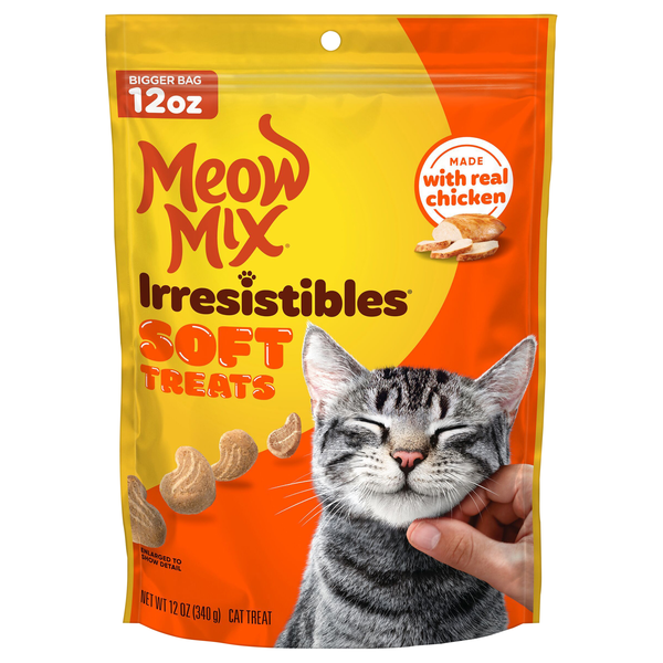 Meow Mix Irresistibles White Meat Chicken Soft Cat Treats
