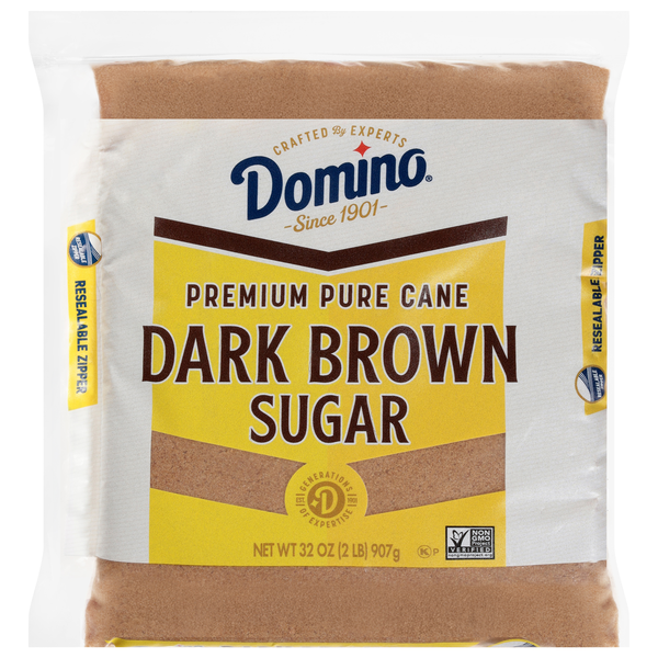 Domino Premium Pure Cane Dark Brown Sugar