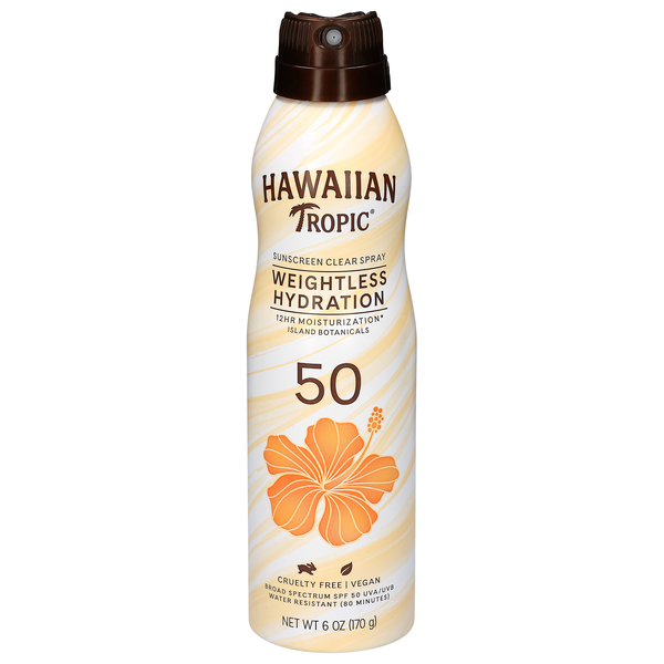 Hawaiian Tropic Silk Hydration Spray Weightless Sunscreen SPF 50