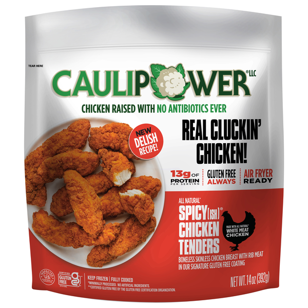 Caulipower All Natural Gluten Free Spicy(ish) Chicken Tenders Frozen