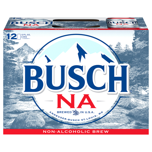 Busch Non-Alcoholic Brew Beer - 12 pk