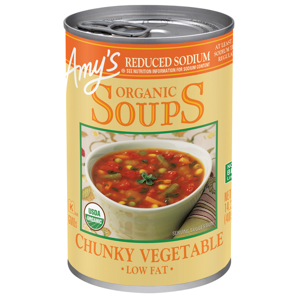Amy's Organic Reduced Sodium Low Fat Chunky Vegetable Soup