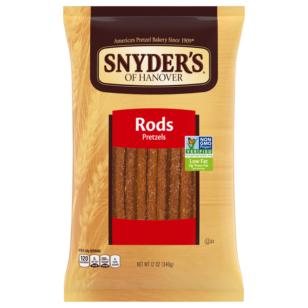 Save on Snyder's of Hanover Pretzels Rods Low Fat Order Online Delivery Giant