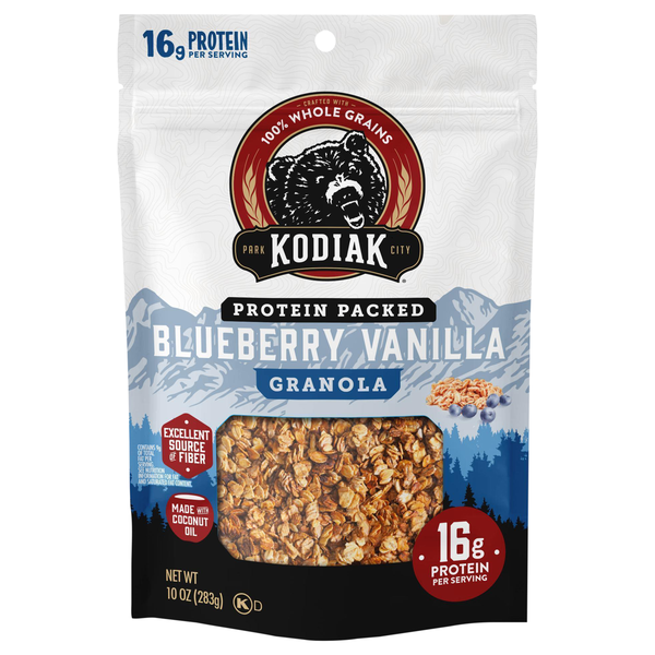 Kodiak Protein Packed Blueberry Vanilla Granola