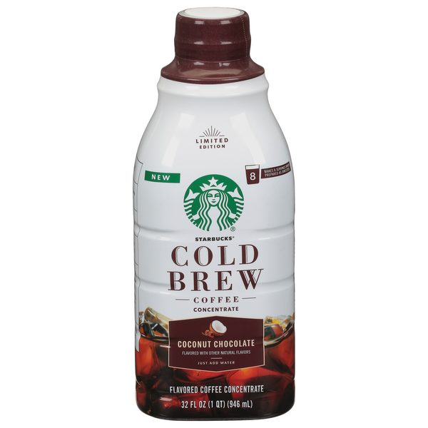 Save on Starbucks Cold Brew Coffee Concentrate Coconut Chocolate Order