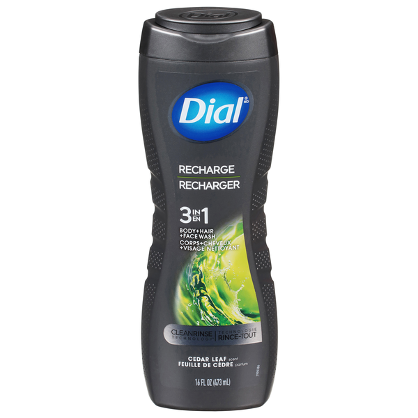 Dial For Men Recharge Cedar Leaf 3-in-1 Body Wash