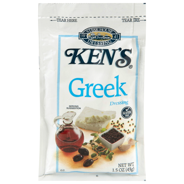 Ken's Steak House Greek Dressing Single Serve