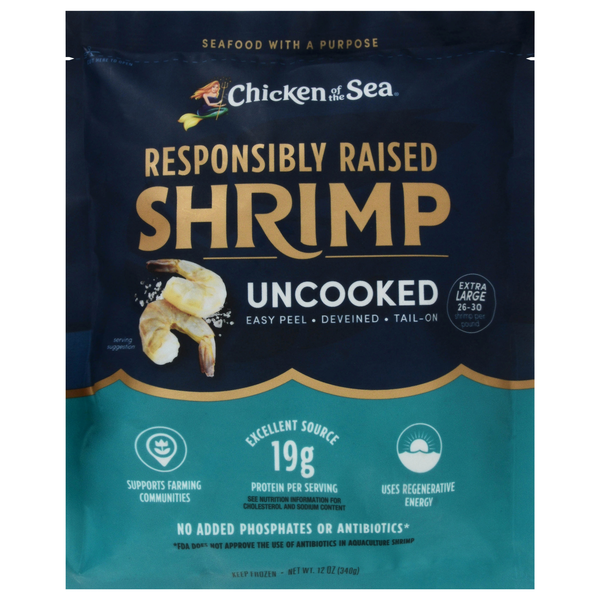 Chicken of the Sea Uncooked Extra Large Shrimp Frozen