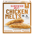 Sandwich Bros. Chicken Melts Pita Sandwiches - 6 ct Frozen