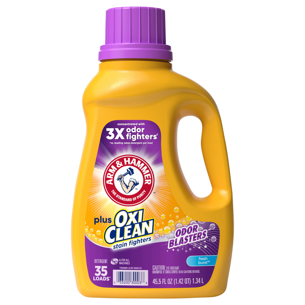 Arm & Hammer Oxi Clean Odor Blasters Fresh Burst Liquid Laundry Detergent