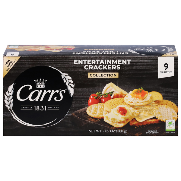 Save on Carr's Entertainment Crackers Collection 9 Varieties Order