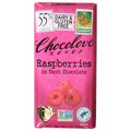Chocolove Gluten Free Raspberries Dark Chocolate Candy Bar 55% Cocoa