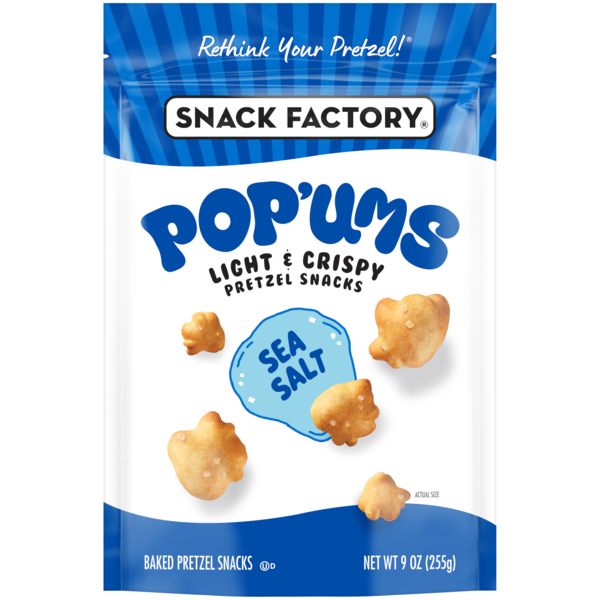Snack Factory Pop'ums Sea Salt Pretzel Snacks