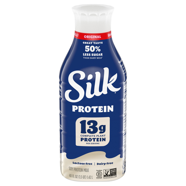 Silk Lactose & Dairy Free Original Soy Protein Milk