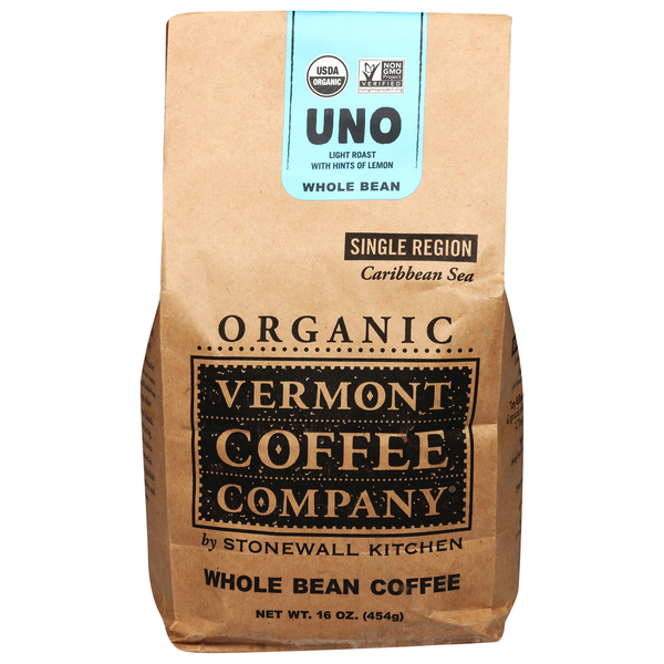 Vermont Coffee Company Organic Uno Light Roast Whole Bean Coffee