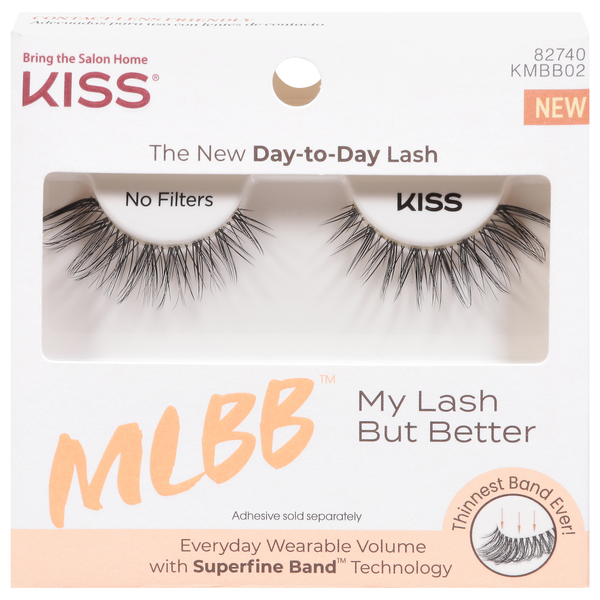Kiss MLBB My Lash But Better Lashes No Filters 82740