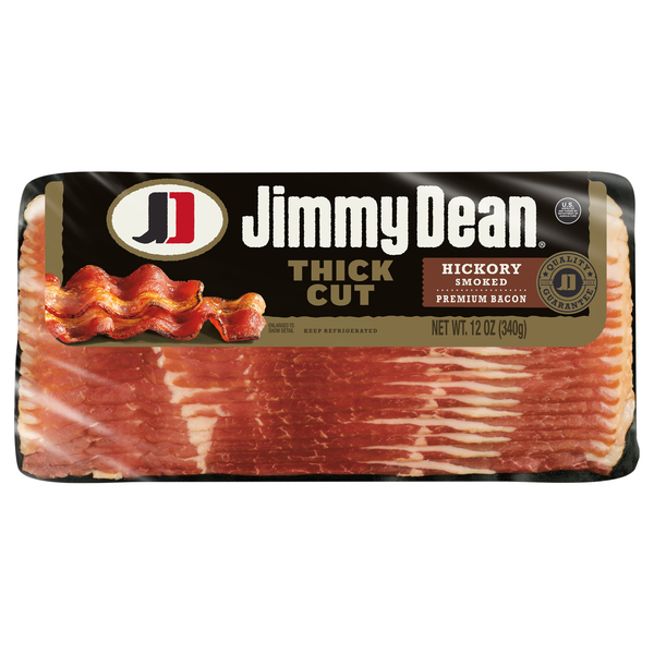 Jimmy Dean Premium Hickory Smoked Thick Cut Bacon Sliced