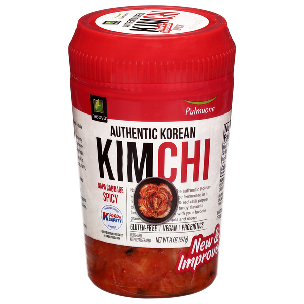Nasoya Spicy Napa Cabbage Kimchi Refrigerated