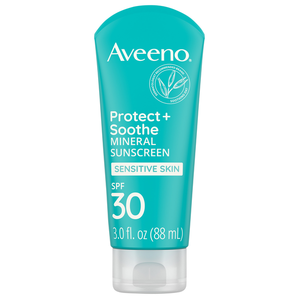 Save on Aveeno Protect + Soothe Mineral Sunscreen SPF 30 Order Online