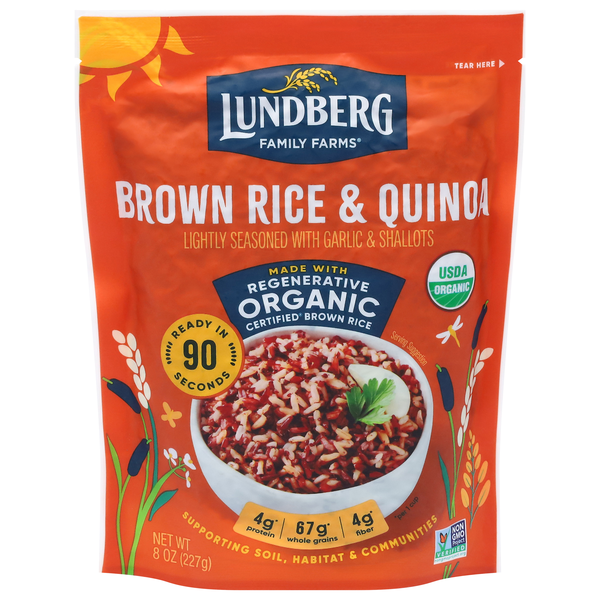 Lundberg 90 Second Microwave Organic Brown Rice & Quinoa