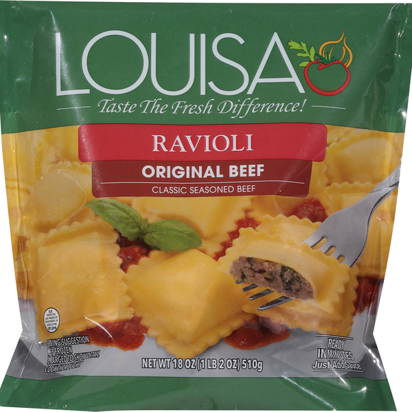 Louisa Original Beef Ravioli Frozen
