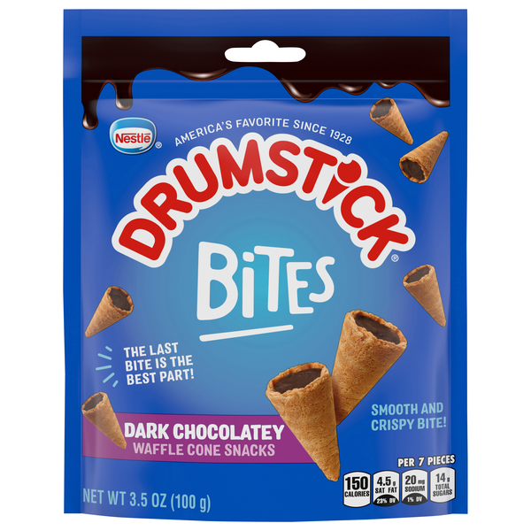 Nestle Drumstick Bites Dark Chocolatey Waffle Cone Snacks