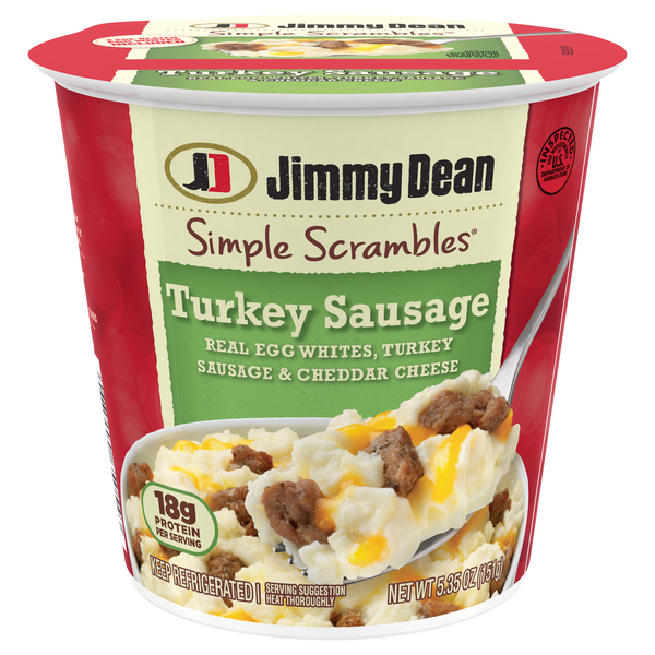 Save on Jimmy Dean Simple Scrambles Turkey Sausage Order Online