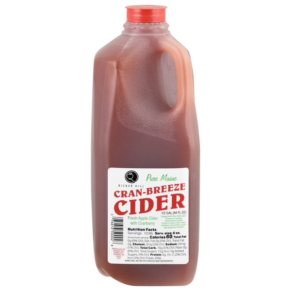 Ricker Hill Cran-Breeze Cider Refrigerated