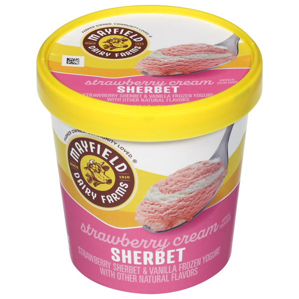 Mayfield Dairy Farms Strawberry Cream Sherbet