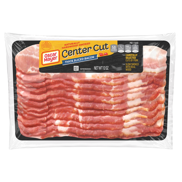 Oscar Mayer Naturally Hardwood Smoked Center & Thick Cut Bacon Sliced