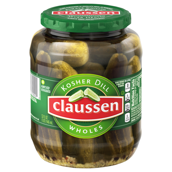 Claussen Whole Kosher Dill Pickles Refrigerated