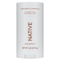 Native Coconut & Vanilla Aluminum Free Deodorant Stick