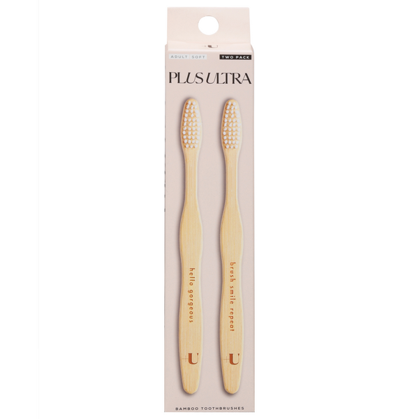 Plus Ultra Soft Adult Bamboo Toothbrushes