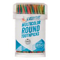 Our Brand Everyday Multicolor Round Toothpicks
